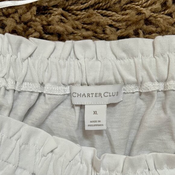 Charter Club Women's White Blouse Size XL NWT - Picture 4 of 5